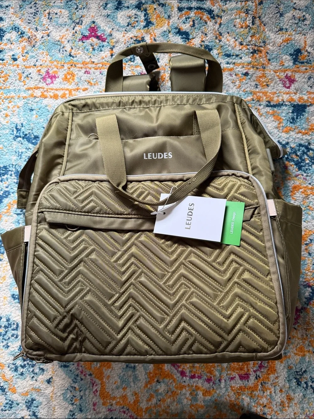 Army Green Yarn Organizer & Hobby Bag